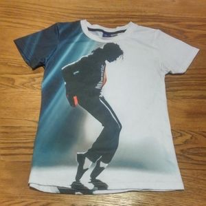 🎤 Michael Jackson 🎵 👑 King of Pop 🌙 Moonwalk Shirt Small Women's Tee 😊 💎